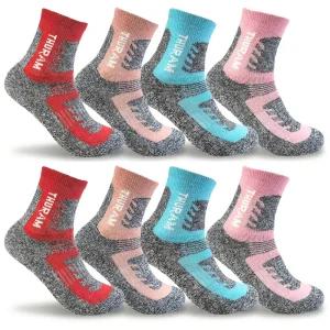 이제이 여자 여성 두꺼운 장목 등산양말 작업용 스포츠 양말 8켤레