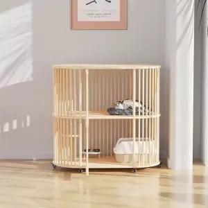 원목 고양이빌라 실내 캣티오 대형 케이지 고급