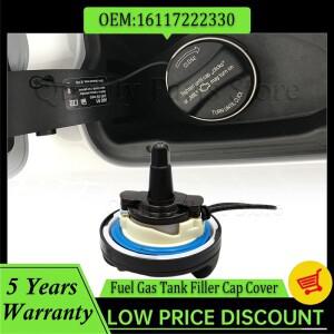16117222391 신형 1개 자동차 연료 가스 탱크 필러 캡 커버 BMW 호환 호환 F20 F87 E63 E64 E66 F01 X1 X3