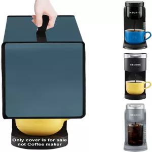 큐리그 싱글 서브 K-컵 포드 커피 메이커용 NUENSS-ROR 먼지 커버 K-익스프레스용 헤비 듀티 방수 머신