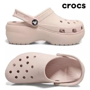 [크록스] 여성 클래식 플랫폼 클로그 쿼츠 206750-6UR