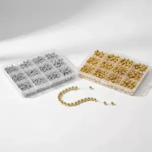 12칸 실버볼 골드볼 3 4 5 8mm 메탈구슬비즈