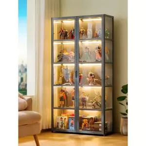 투명 피규어 장식장 굿즈 애니 진열장 6단 쇼케이스