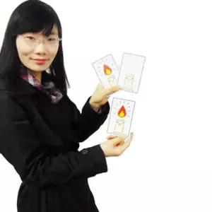 JL매직 살아나는초카드(점보사이즈) 마술도구 카드마술 생일 이벤트마술