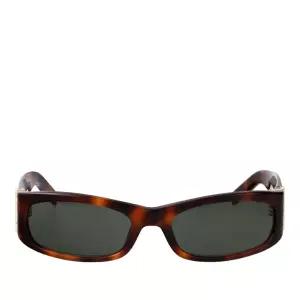 YSL 로고 톨토이즈쉘 렉탱귤러 선글라스 SL M152 003 55