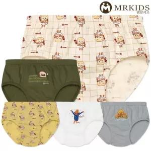 [미미캐츠]MR키즈 브레드이발소 마스터 남삼각 5매입 아동팬티