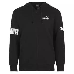 [푸마]푸마 남성 파워 컬러블록 풀집 후드 집업 자켓 673327-01