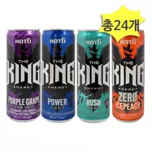buyus 핫식스 더킹 퍼플 파워 러쉬 피치 제로 355ml x 각6개(총24개) 굿딜 브이숍 illo001