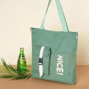 [JED] 버클 캐주얼 가방 숄더백 포켓 가벼운 에코백 데일리