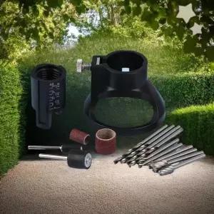 호환  목공용 도구 키트 가이드 부착 트위스트 드릴 비트 로터리 라우터 드레멜용 밀링 커터