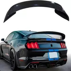머스탱 2015-2017 리어 트렁크 립 스포일러 윙 차체 스타일링 키트와 호환되는 카본 파이버