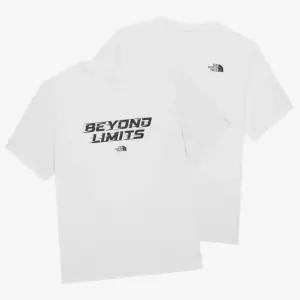 [매장판] 노스페이스 반팔티 남성 그래픽 리커버리 운동복 티셔츠 화이트 NT7US18B