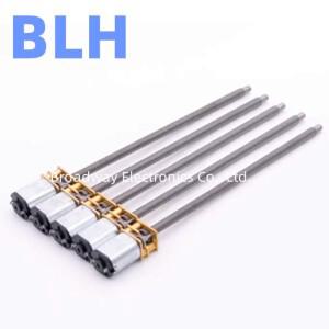 GA-N20 DC 감속 모터 M4x100MM 나사산 연장 샤프트 3V 6V 12V 15RPM 30RPM 100RPM 저속 소형