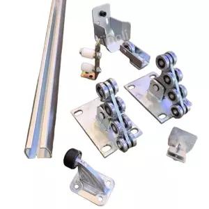 무레일 슬라이딩 이동식 대문 야외 전기 도어 간이 전원주택 자동문 게이트 조립식 부품세트