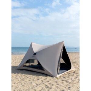 SONUTO 원터치 A형 그늘막 A형텐트 메쉬 캠핑 2인용 텐트