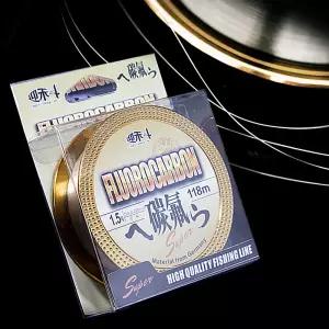 후로로 카본 목줄 118m 투명 카본줄 쇼크리더 카본 라인 낚시줄 1.5호 3호 4호 5호