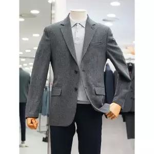[레노마]봄 가을용 다크 그레이 컬러 슬림핏 캐주얼 콤비 자켓 CHRREPCJ01A_IC