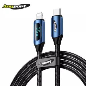 애니포트 Type-C TO 8핀 36W 디스플레이 고속충전케이블 1.2M CTAD36W 2M