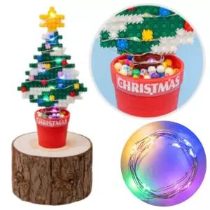 3set 미니블럭 트리만들기 전구 키트 화분 워터비즈 지능발달