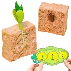 유치원 식물한살이 피규어 성장 북아트만들기 초등 종이 학습