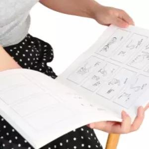 2권 애니메이션 만화 콘티 스토리 노트 미술 유아 혼합 학교