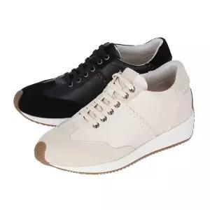 어성봄옷 소다 글로벌 슈스파 여성 6CM 키높이 밴드스니커즈 CLF307 (블랙,화이트)