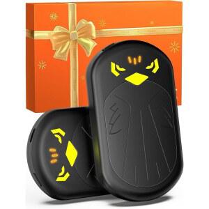 핸드 워머 충전식 2팩, 6400mAh 전기 워머, AI 스마트 칩 20시간 길이 안전 열, 휴대용 포켓 히터, 야외 캠핑 사냥 골프 액세서리