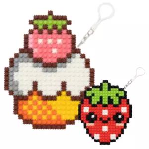 2set 음식 가방고리 키링 디폼블록 방과후 만들기 어린이집