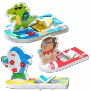 4set 프로펠러 EVA 스티커 고무동력 보트만들기 6살 준비물 EQ