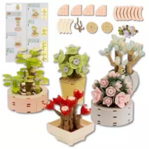 2set 쉬운 블록조립 책상데코 화분 미니어처만들기 어린이집