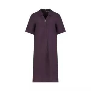 [크로커다일레이디]크로커다일레이디 원버튼 카라 퍼프 롱 원피스_CLEMOP502