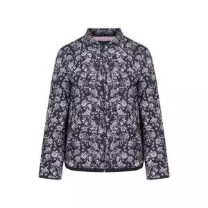 [크로커다일레이디]크로커다일레이디 스프링 플라워패턴 캐주얼 실루엣 패딩_CLESPD10