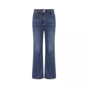 [크로커다일레이디]샤트렌 블루 워싱 데님 부츠컷 팬츠_HCEMDP204