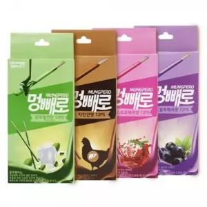 (3개묶음)(참좋은간식) 멍빼로 클로렐라과자 강아지 팻과자 기호성 애견 영양 반려 펫푸드 스낵