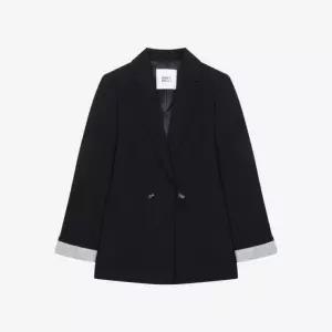 [베스띠벨리]베스띠벨리 베스티벨리 잔체크 배색 원버튼 자켓 _K BKJAB1108