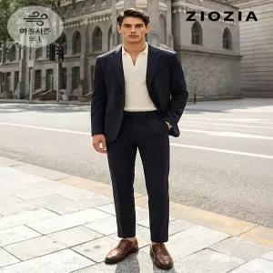 [지오지아]썸머 에어로쿨 다크네이비 셋업 수트 (AEE2KG1101_AEE2PP1101_DNV)