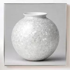 자개 실버 달항아리 액자 그림 다복 캔버스 돈들어오는 풍수 인테리어 소품