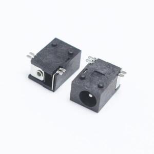DC 전원 잭 스위치 커넥터, SMD 오디오 패널 장착 소켓, TV LCP PC용, 3.6x1.3mm, 0.5A, 30V, 4 핀, 10 개