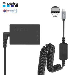 LP-E12 ACK-E12 USB TYPE-C 케이블 Canon EOS M2 M10 M50 M200 카메라용 더미 배터리 DR-E12 PD 어댑터