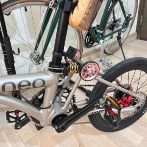 16인치 JAVA NEO 자전거 및 P T Line 브롬톤 접이식 특수 연장봉, 텔레스코픽 로드