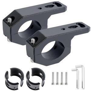 오토바이 LED 헤드라이트 클램프 브래킷 튜브 마운트 키트, 스포트라이트 안개등 거치대, 2 개