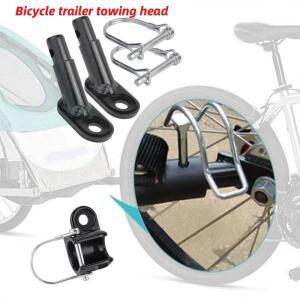 1pc 자전거 트레일러 커플러 부착 히치 유모차 링커 휴대용 범용 사이클링 커넥터 부품 액세서리