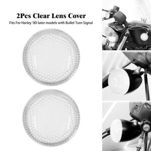 오토바이 전방 후방 방향 지시등 렌즈 커버, 투명 라이트 캡, 할리 스포츠스터 XL 1200 883 48 투어링 소프