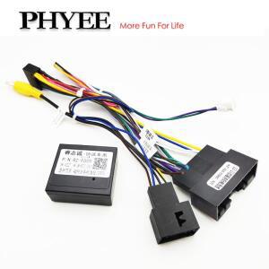 자동차 안드로이드 하네스 어댑터 CAN 버스 디코더 16Pin 플러그-24 핀 ACM 헤드 유닛 커넥터 케이블 Ford