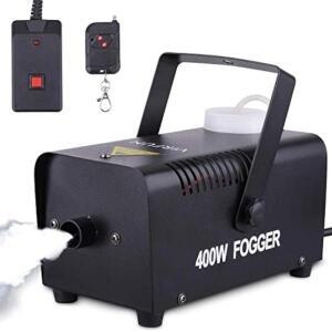 400W 안개 기계 원격 제어 LED 연기 디스코 KTV DJ 파티 클럽 바 웨딩 무대 효과 이벤트 쇼
