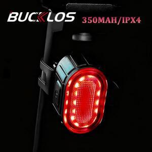 BUCKLOS 자전거 라이트 세트 LED 전후방 램프 USB 충전식 로드 바이크 테일라이트 방수 MTB 헤드라이트