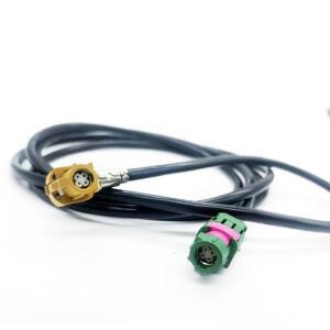 차량용 USB AUX 입력 어댑터 케이블, 폭스바겐 골프 MK7 VII 티구안 파사트, 아우디, 스코다, 1.8M