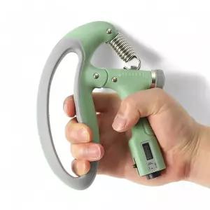 조절 강도 손운동 그린 카운트 악력기 완력기 운동 디지털 손목 압력기 카운트 악력기 강도조절