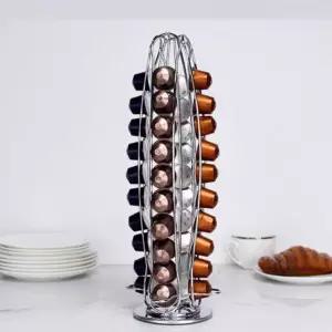 멀티 회전 캡슐커피홀더 40구 캡슐커피 거치대 보관 LTx6+9gWN