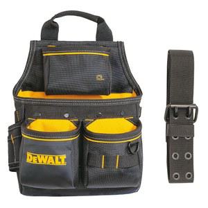 [미국배송] 벨트가 달린 DEWALT 공구 파우치 13 포켓 프로페셔널 소형 벨트 파우치 (DWST540201)